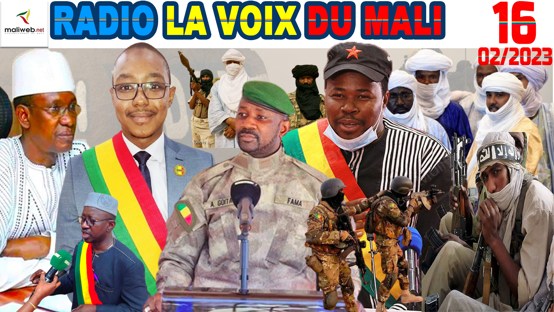 La Revue de Presse de la RADIO LA VOIX DU MALI du 16 FÉVRIER 2023