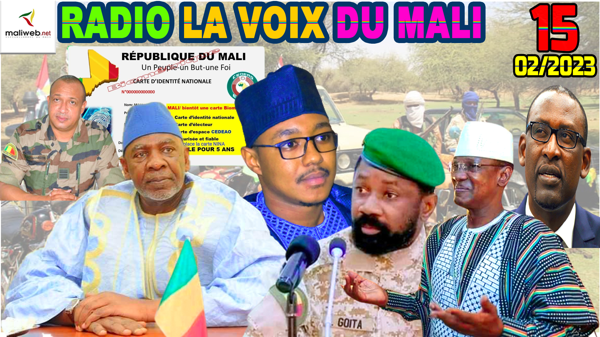 La Revue de Presse de la RADIO LA VOIX DU MALI du 15 FÉVRIER 2023