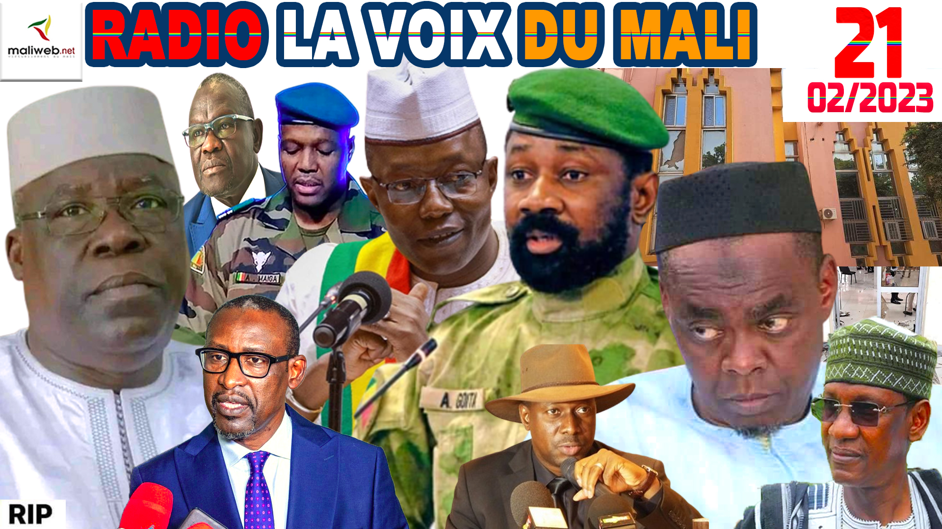 La Revue de Presse de la RADIO LA VOIX DU MALI du 21 FÉVRIER 2023