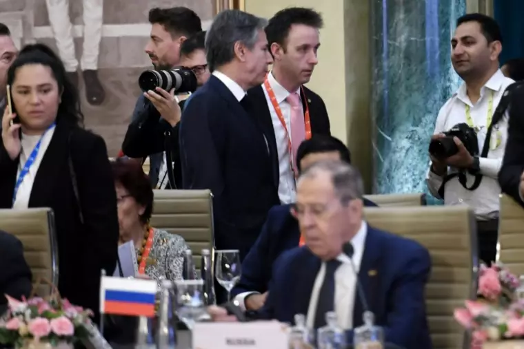 Au G20, première rencontre depuis la guerre en Ukraine entre Blinken et Lavrov