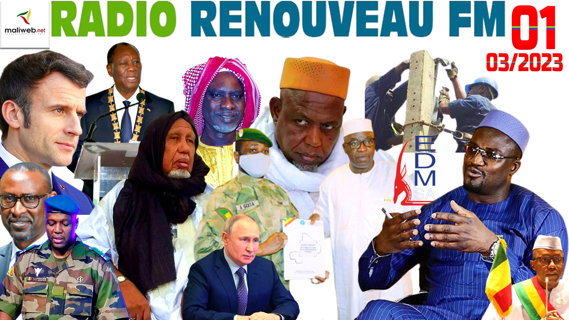 La Revue de Presse de la RADIO RENOUVEAU FM du 01 MARS 2023