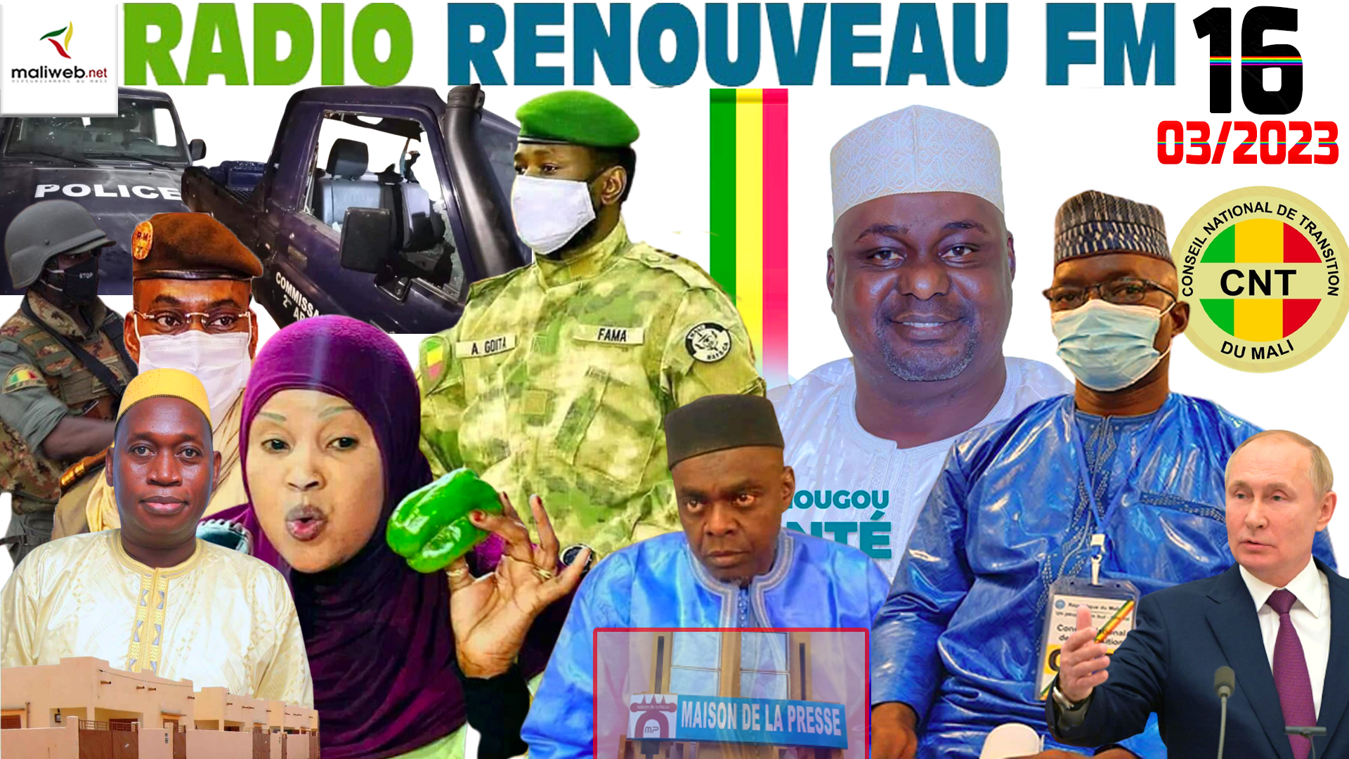 La Revue de Presse de la RADIO RENOUVEAU FM du 16 MARS 2023