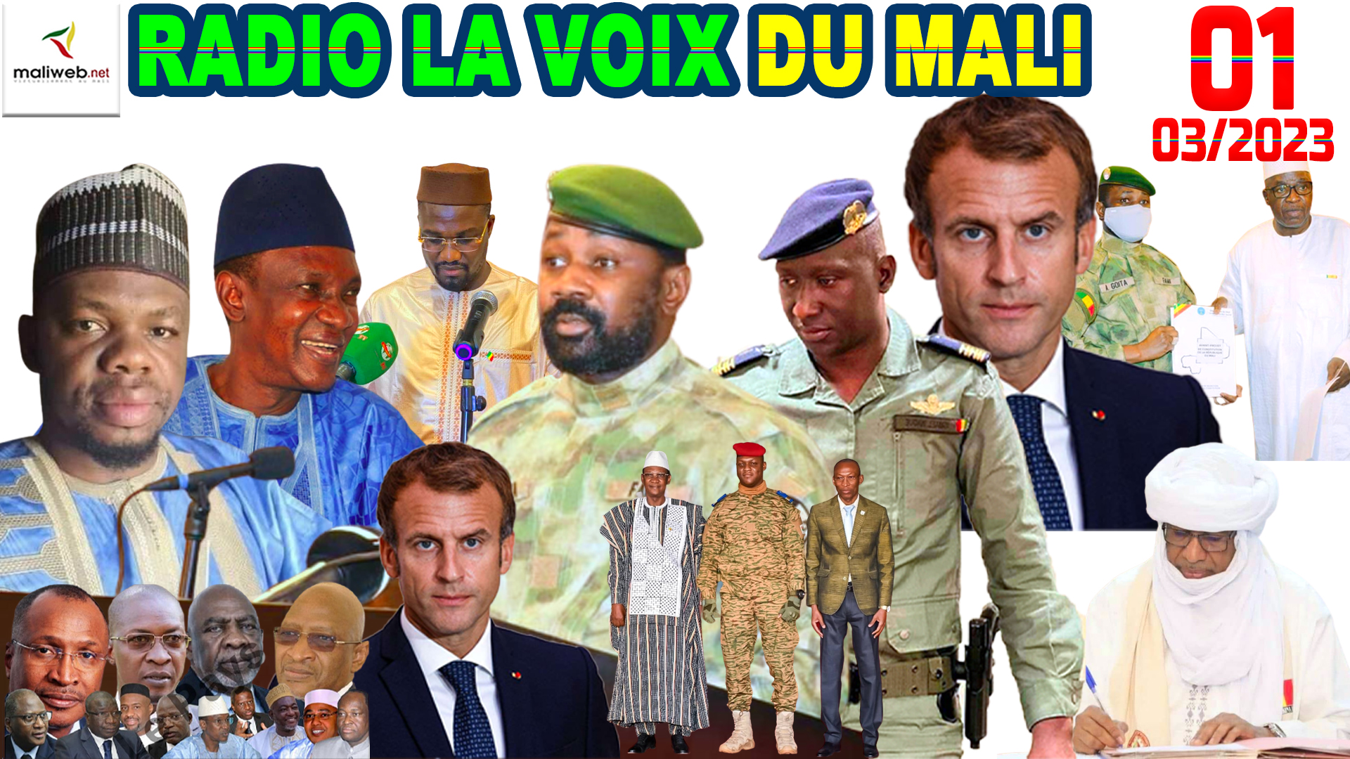 La Revue de Presse de la RADIO LA VOIX DU MALI du 01 MARS 2023