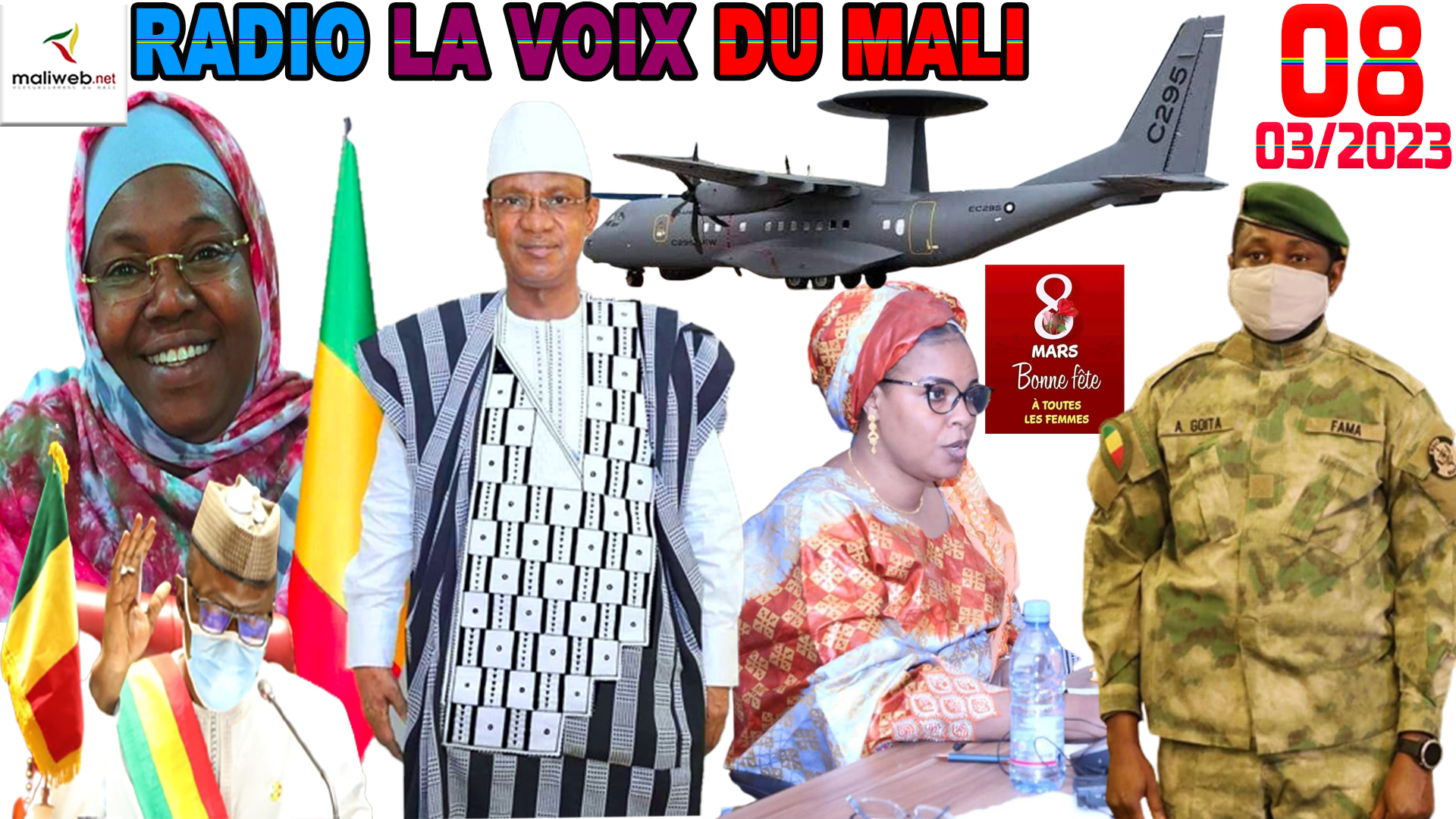 La Revue de Presse de la RADIO LA VOIX DU MALI du 08 MARS 2023