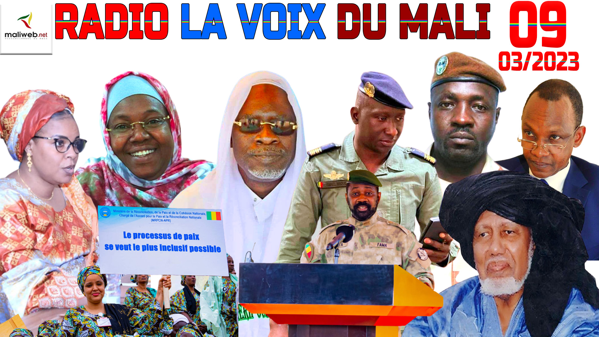 La Revue de Presse de la RADIO LA VOIX DU MALI du 09 MARS 2023