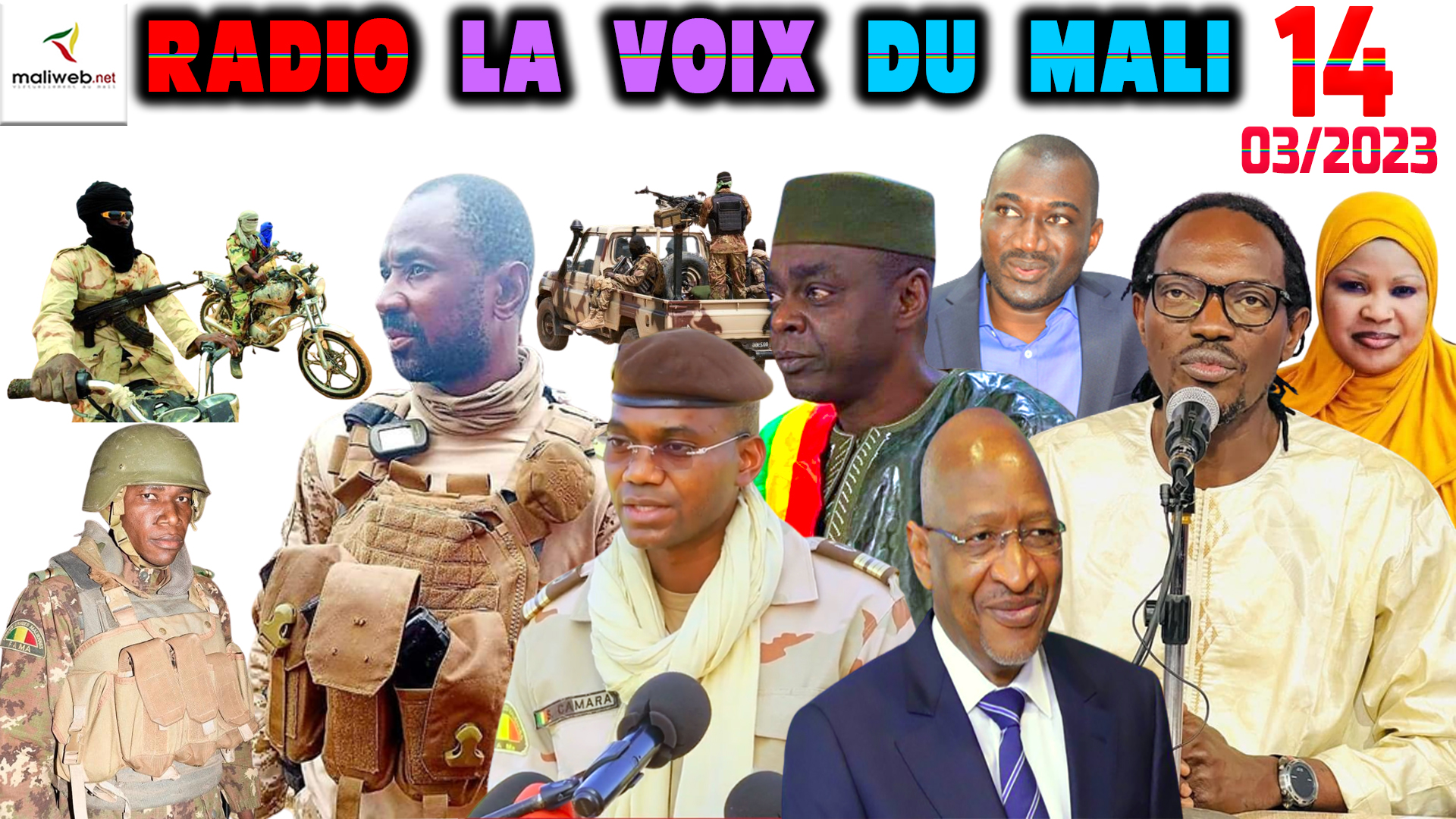 La Revue de Presse de la RADIO LA VOIX DU MALI du 14 MARS 2023