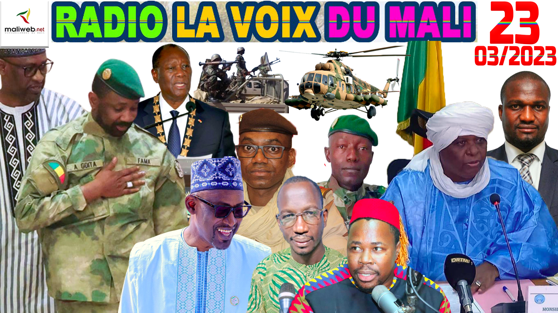 La Revue de Presse de la RADIO LA VOIX DU MALI du 23 MARS 2023