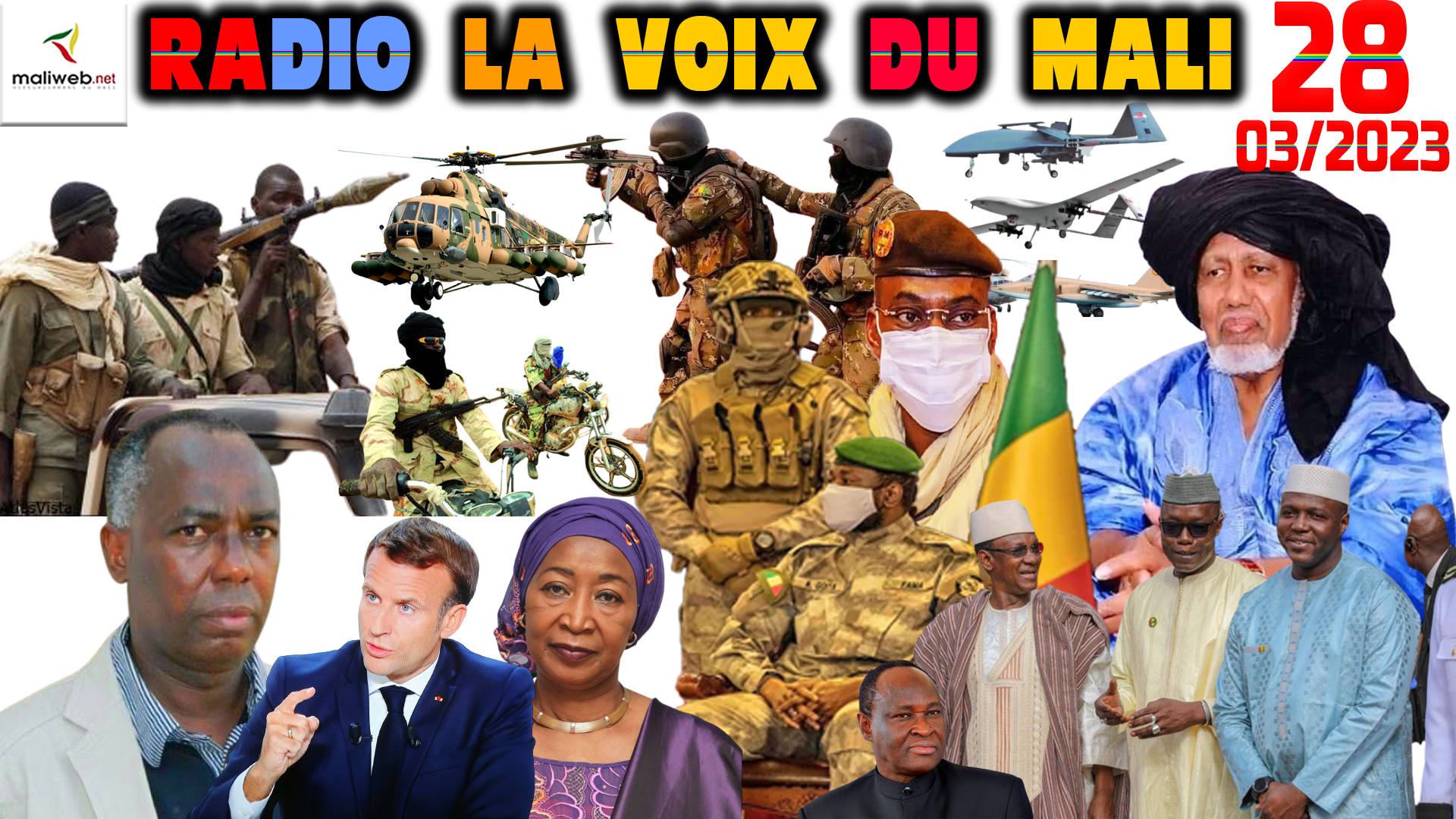 La Revue de Presse de la RADIO LA VOIX DU MALI du 28 MARS 2023