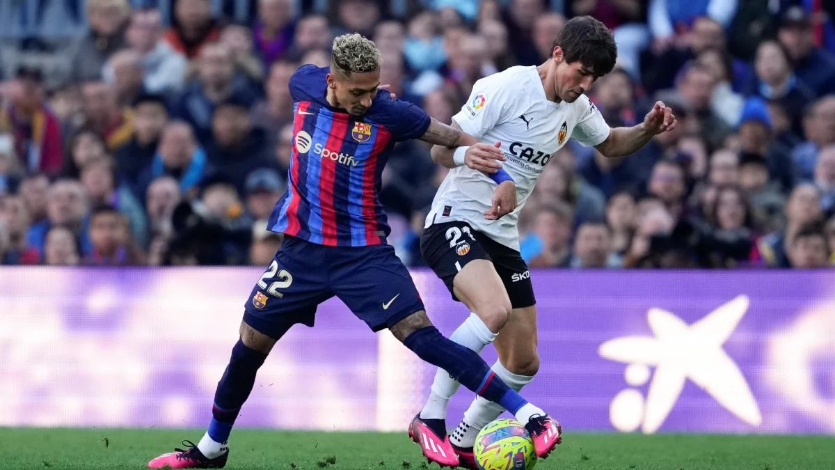 Liga : Raphinha offre la victoire au FC Barcelone face à Valence