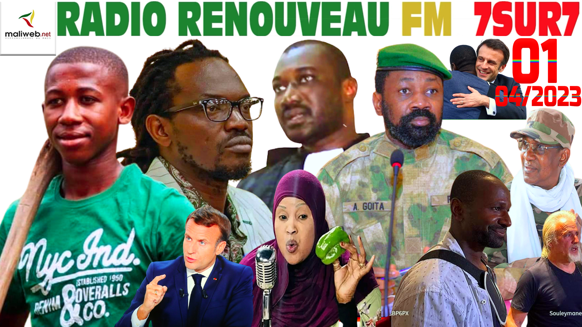 Emission 7SUR7 de la RADIO RENOUVEAU FM du 01 AVRIL 2023