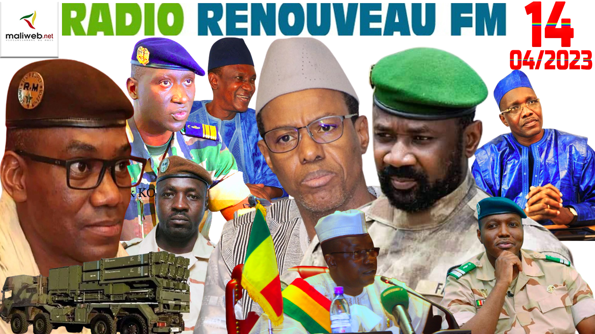 La Revue de Presse de la RADIO RENOUVEAU FM du 14 AVRIL 2023