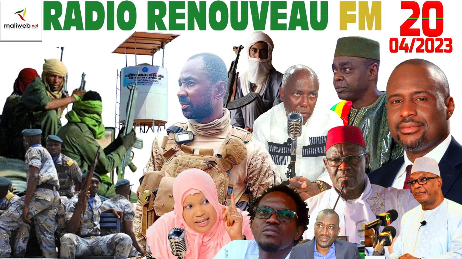 La Revue de Presse de la RADIO RENOUVEAU FM du 20 AVRIL 2023