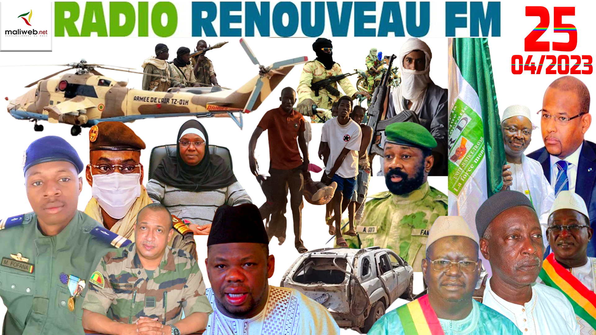 La Revue de Presse de la RADIO RENOUVEAU FM du 25 AVRIL 2023