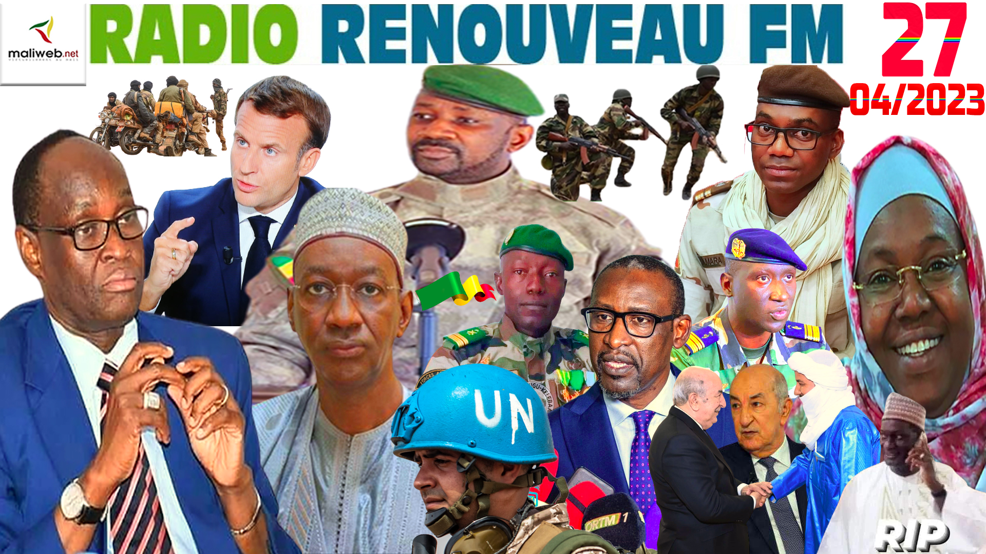 La Revue de Presse de la RADIO RENOUVEAU FM du 27 AVRIL 2023