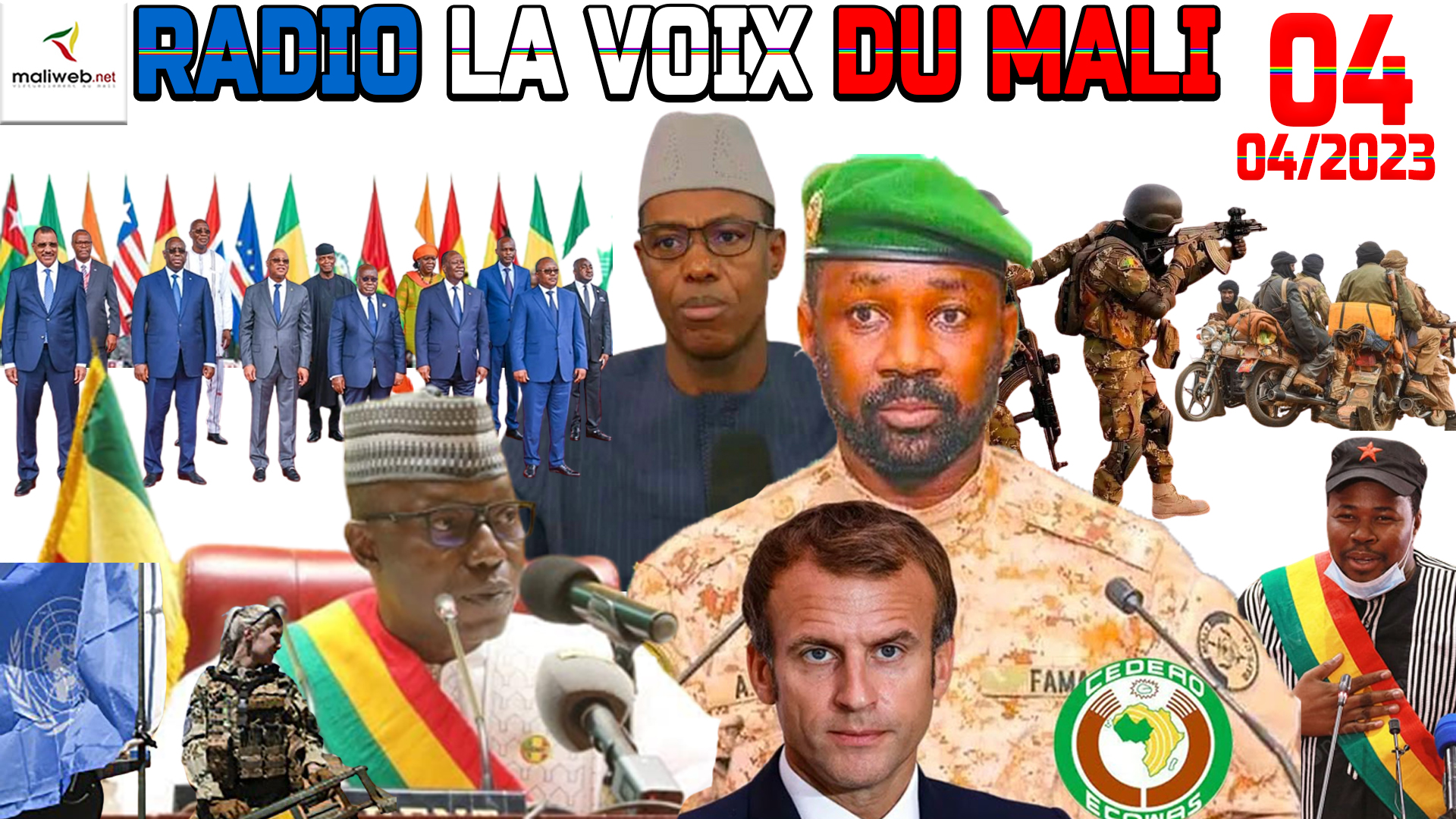La Revue de Presse de la RADIO LA VOIX DU MALI du 04 AVRIL 2023