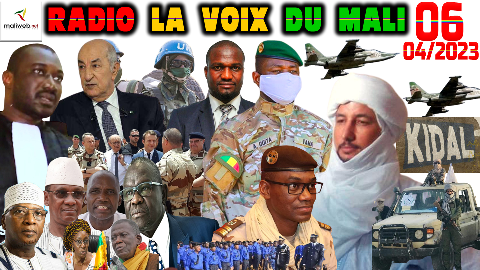 La Revue de Presse de la RADIO LA VOIX DU MALI du 06 AVRIL 2023