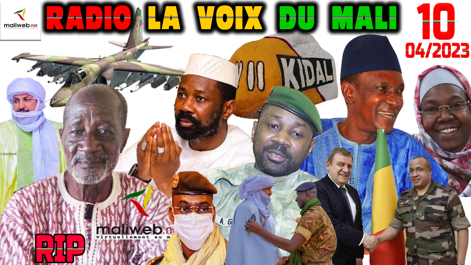 La Revue de Presse de la RADIO LA VOIX DU MALI du 10 AVRIL 2023