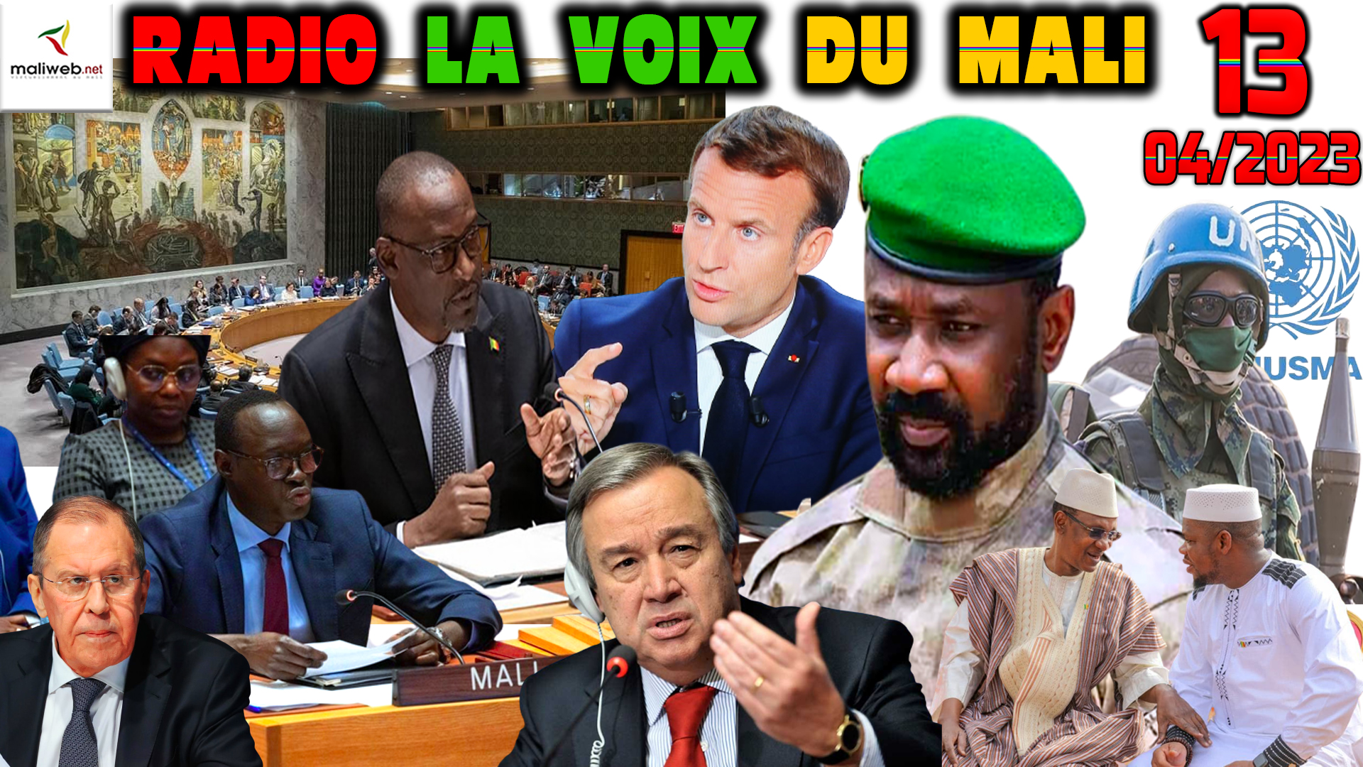 La Revue de Presse de la RADIO LA VOIX DU MALI du 13 AVRIL 2023