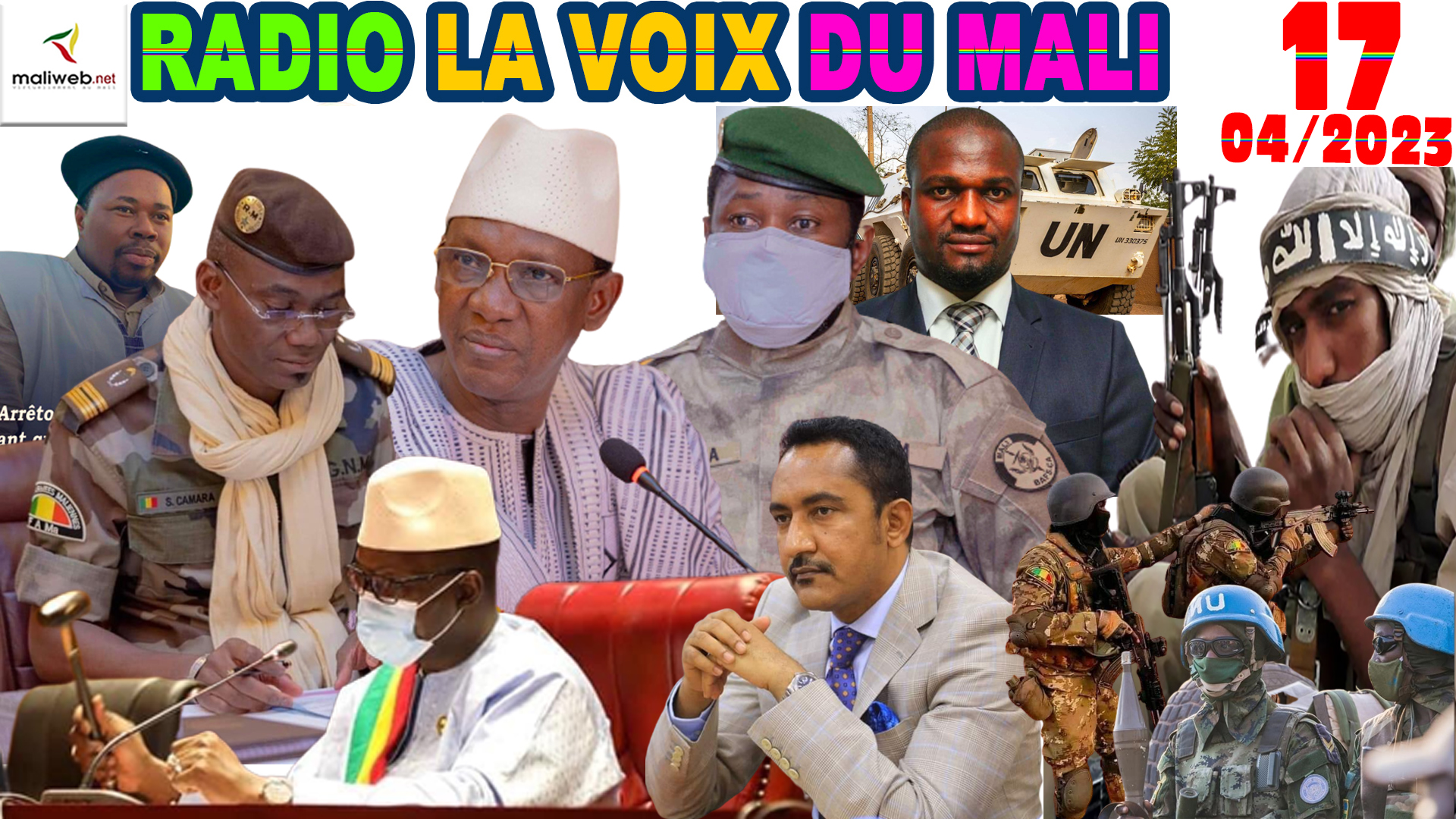 La Revue de Presse de la RADIO LA VOIX DU MALI du 17 AVRIL 2023