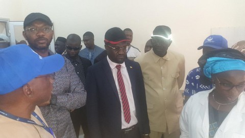 Projets d’accès à l’eau potable :  Le ministre visite les travaux hors prestations réalisées par la Somagep-SA