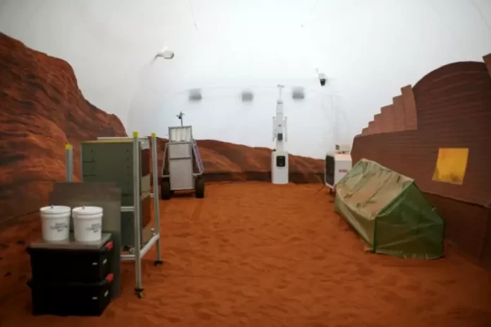 maison pour simuler la vie sur Mars