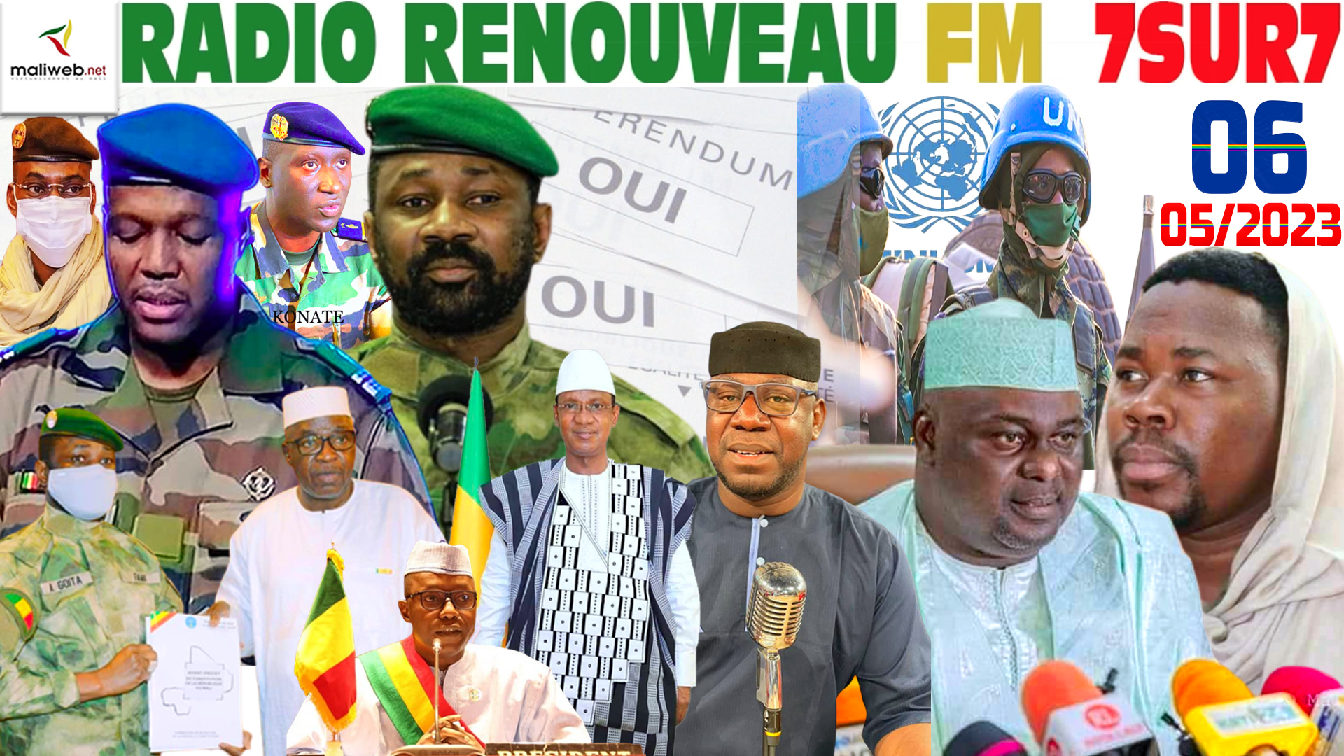 Emission 7SUR7 de la RADIO RENOUVEAU FM du 06 MAI 2023