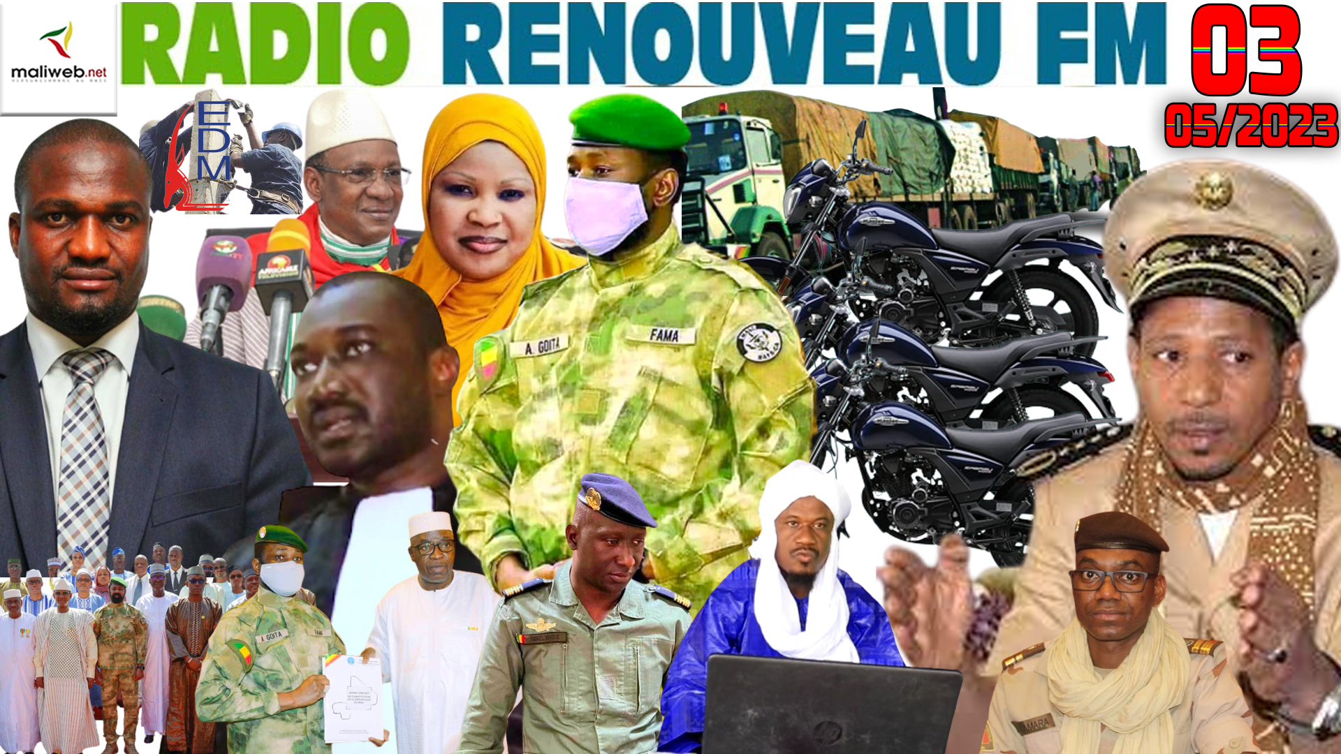La Revue de Presse de la RADIO RENOUVEAU FM du 03 MAI 2023