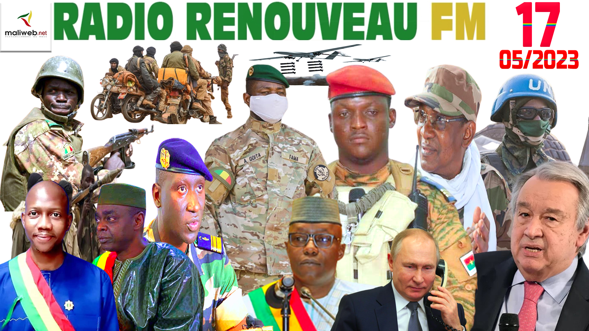 La Revue de Presse de la RADIO RENOUVEAU FM du 17 MAI 2023