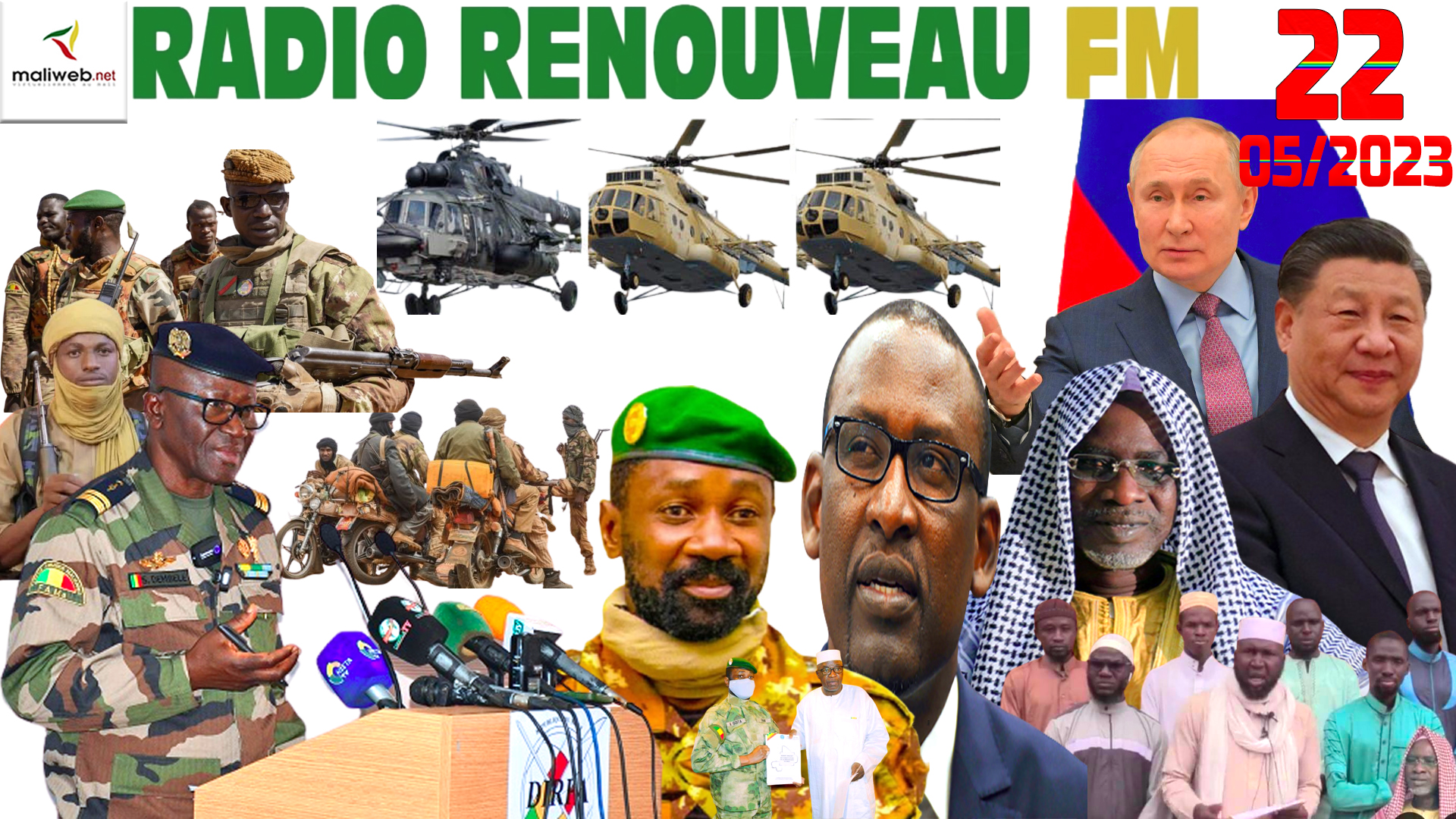 La Revue de Presse de la RADIO RENOUVEAU FM du 22 MAI 2023