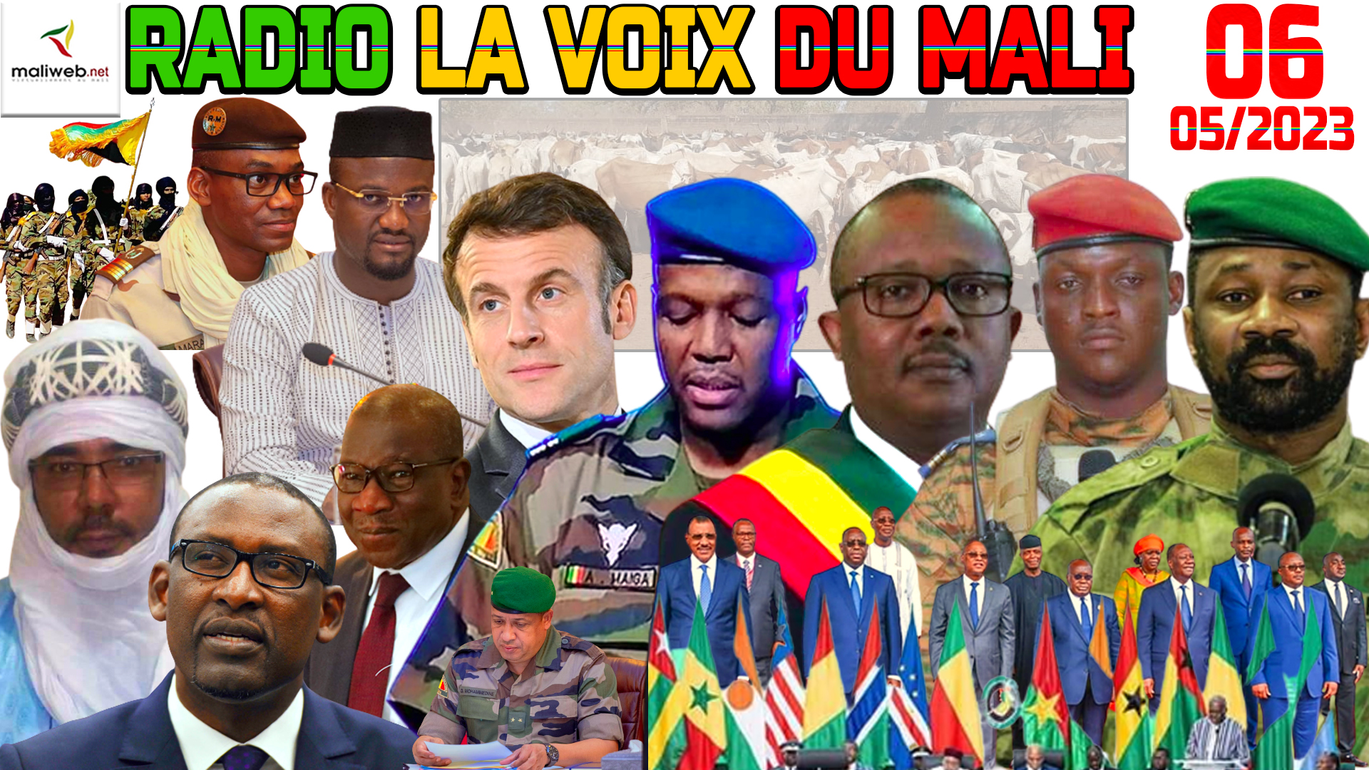 La Revue de Presse de la RADIO LA VOIX DU MALI du 06 MAI 2023