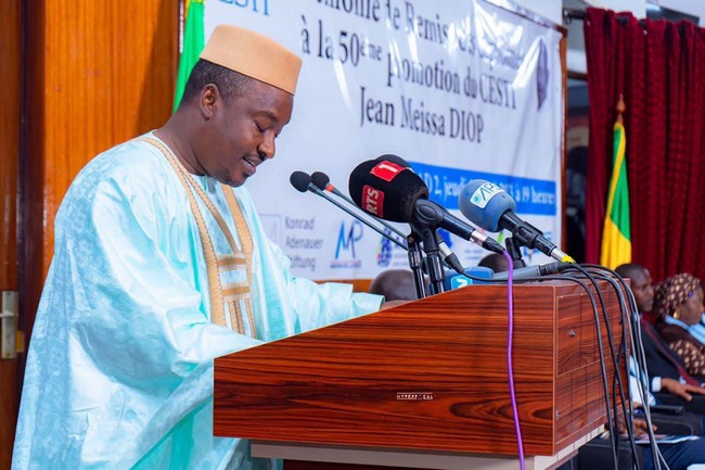 Alassane Souleymane, president de l'Amicale des anciens étudiants du  CESTI au mali lors de la sortie de la 50e promotion du CESTI : "Cette 50e promotion nous donne l'espoir et même la certitude que le produit Cestien est complètement viable…"