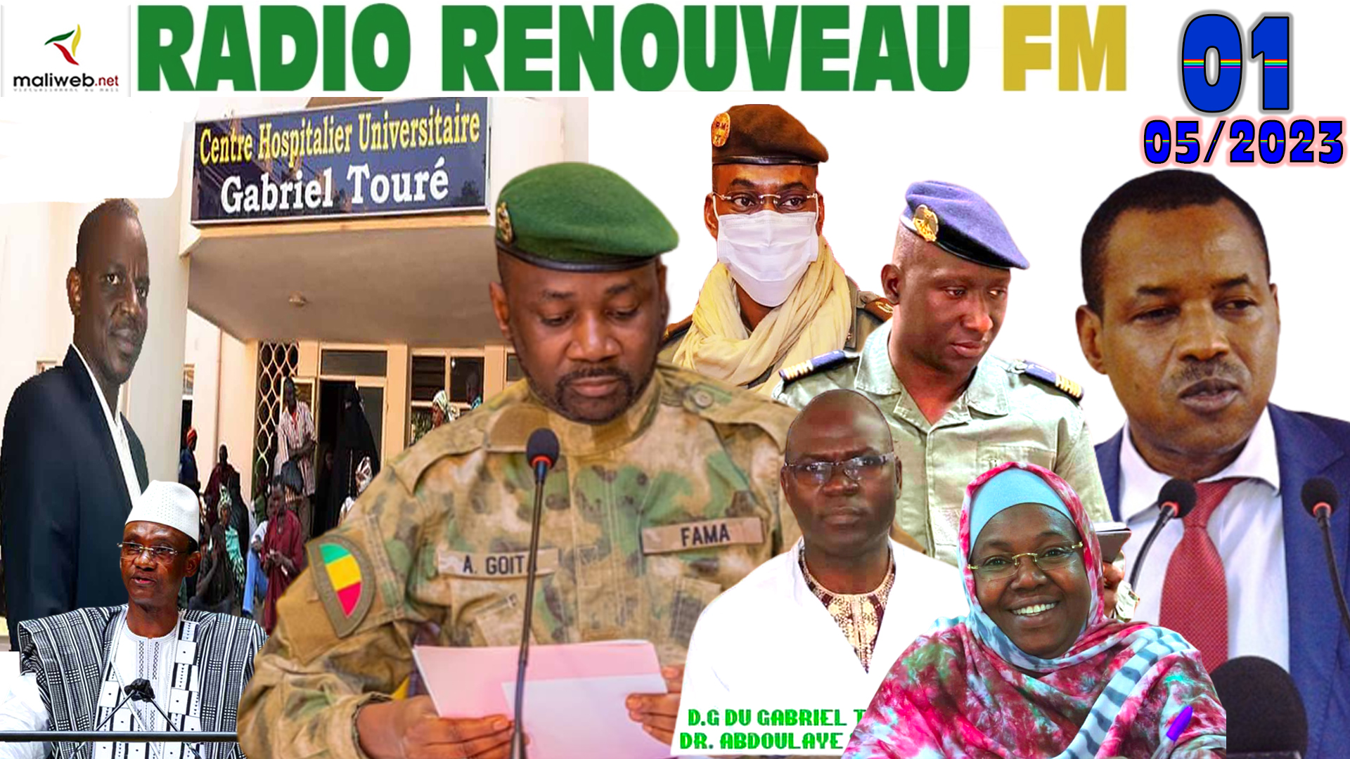 La Revue de Presse de la RADIO RENOUVEAU FM du 01 JUIN 2023