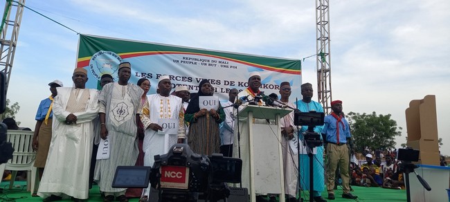 Grande Mobilisation en faveur du « Oui massif » à Koulikoro