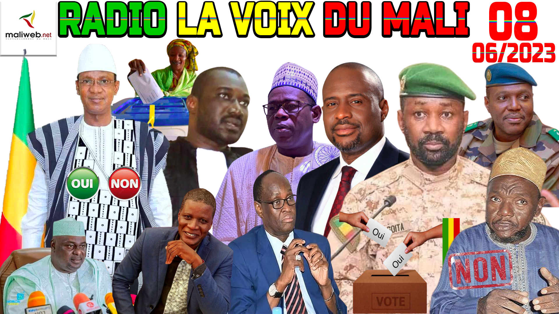 La Revue de Presse de la RADIO LA VOIX DU MALI du 08 JUIN 2023