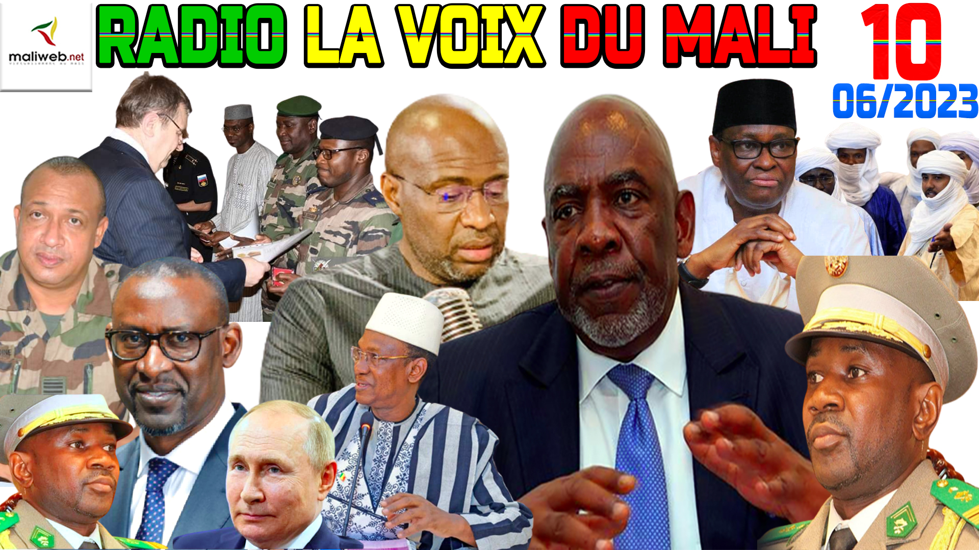 La Revue de Presse de la RADIO LA VOIX DU MALI du 10 JUIN 2023