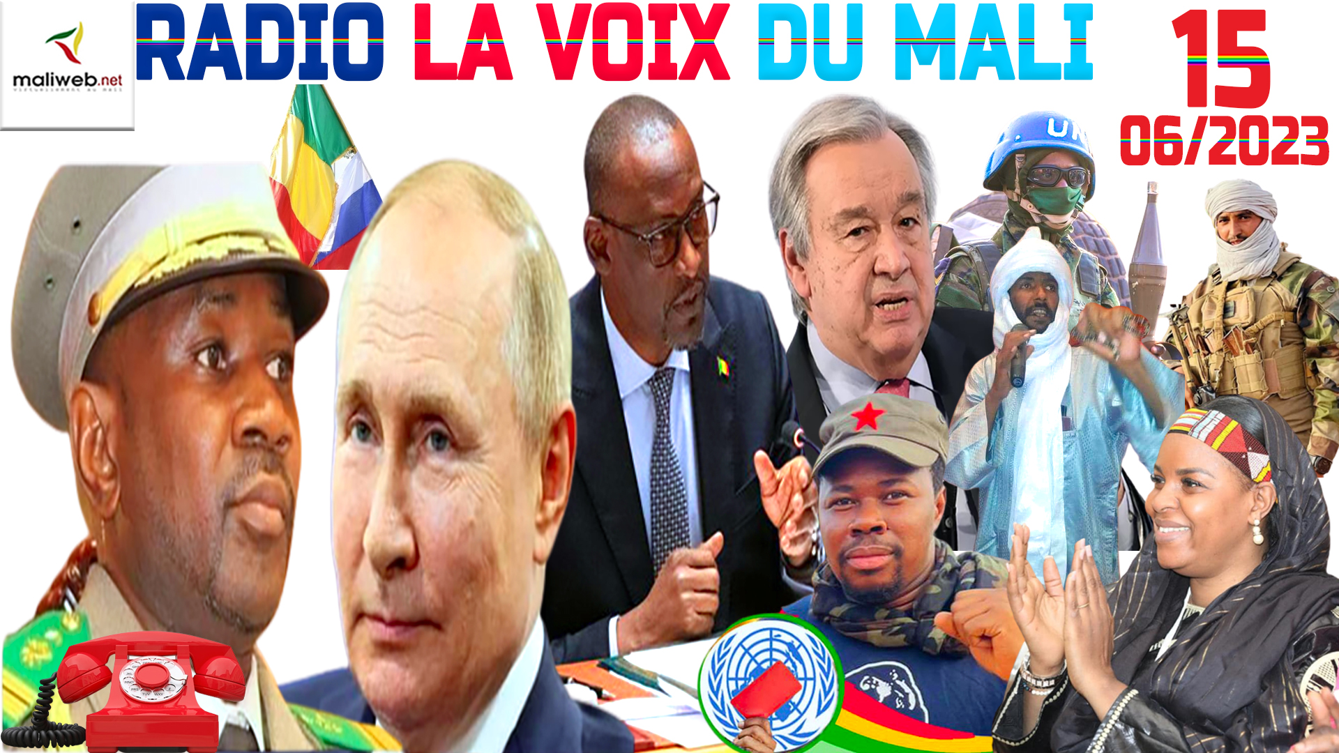 La Revue de Presse de la RADIO LA VOIX DU MALI du 15 JUIN 2023