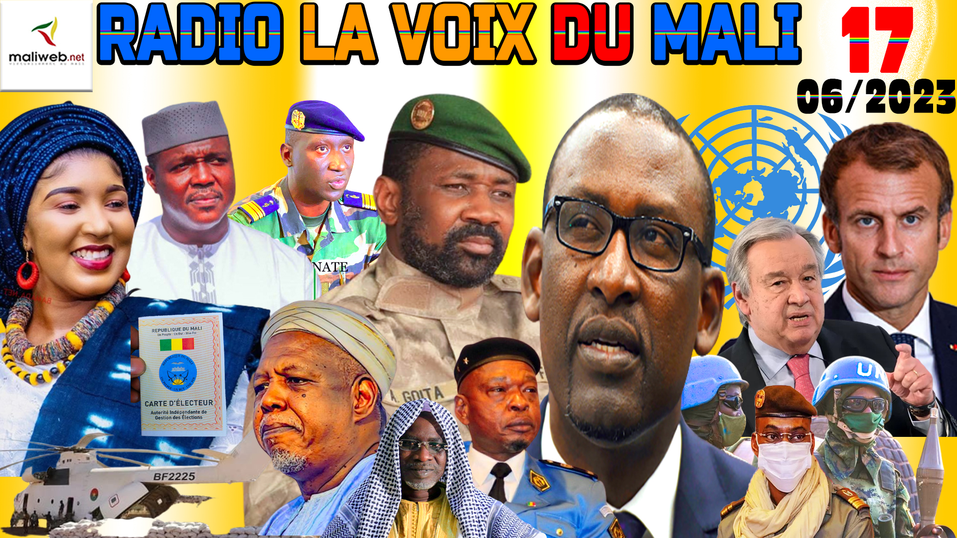 La Revue de Presse de la RADIO LA VOIX DU MALI du 16 JUIN 2023