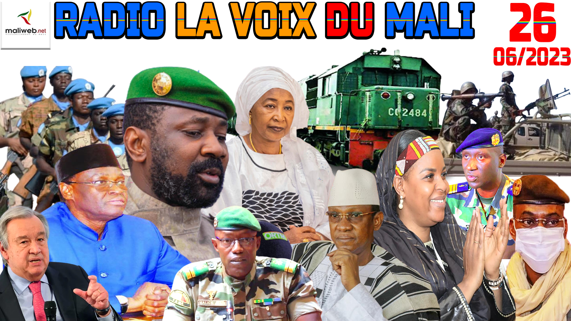 La Revue de Presse de la RADIO LA VOIX DU MALI du 26 JUIN 2023
