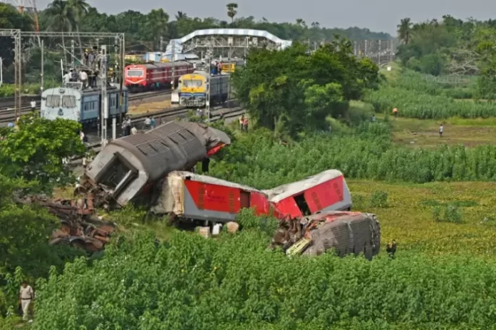 catastrophe ferroviaire en Inde
