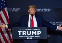 L'ancien président américain Donald Trump le 27 avril 2023. — AFP