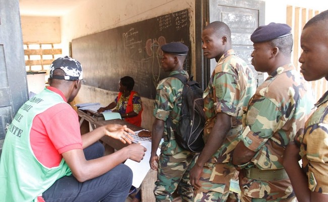 Scrutin référendaire du 18 juin : Les militaires ont voté dans le calme
