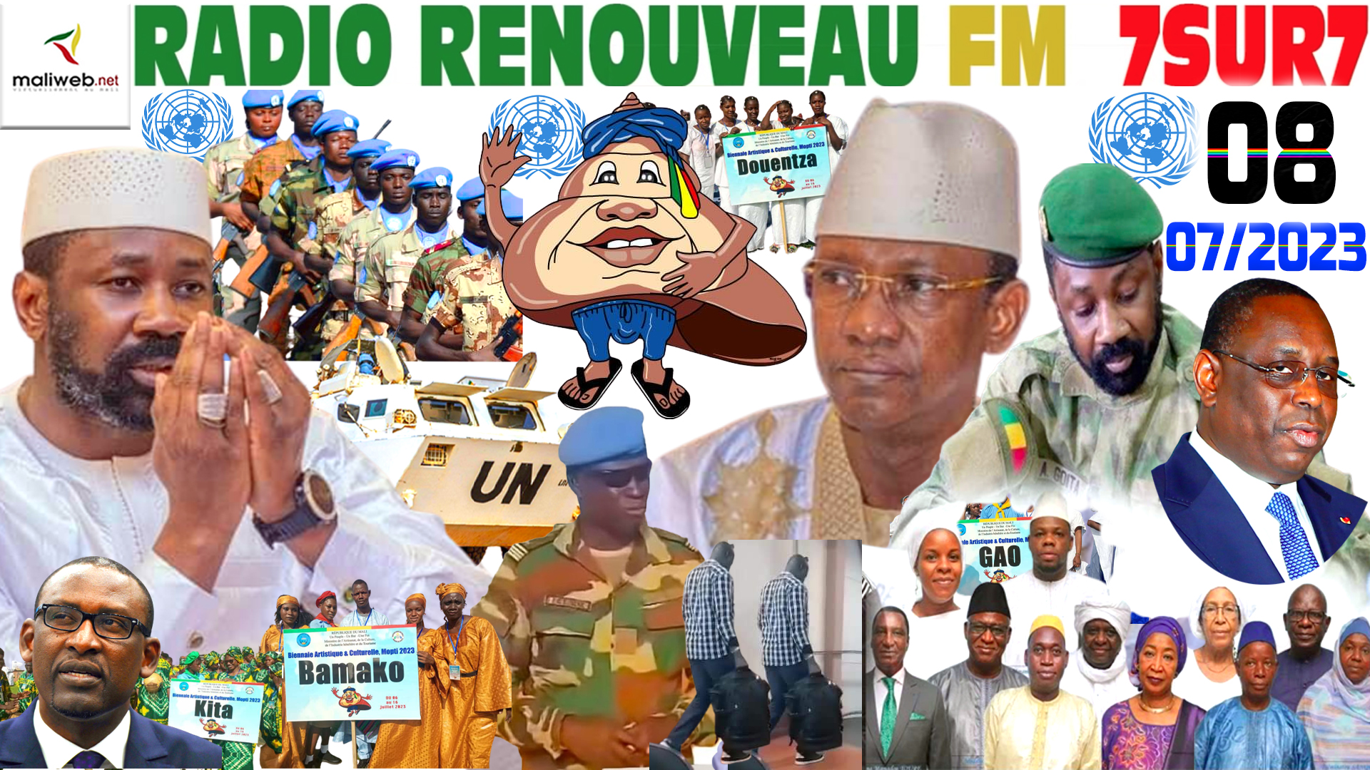 Emission 7SUR7 de la RADIO RENOUVEAU FM du 08 JUILLET 2023