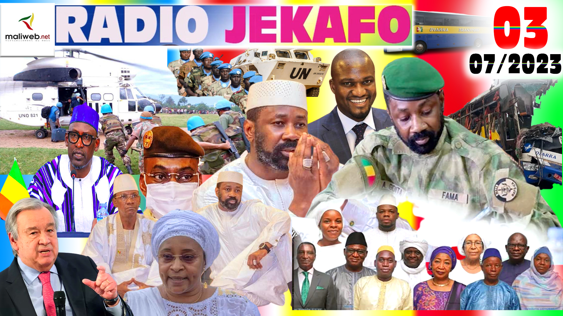 La Revue de Presse de la RADIO JEKAFO du 03 JUILLET 2023