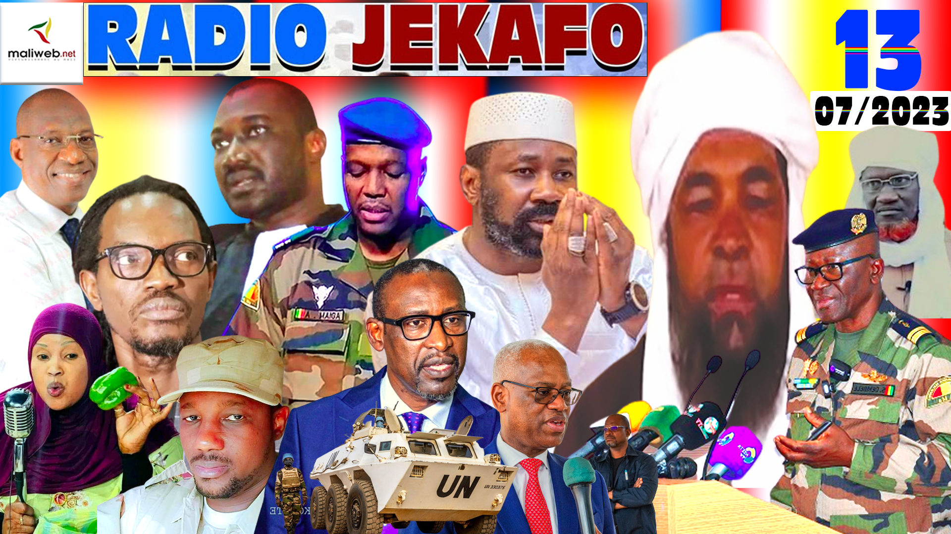 La Revue de Presse de la RADIO JEKAFO du 13 JUILLET 2023