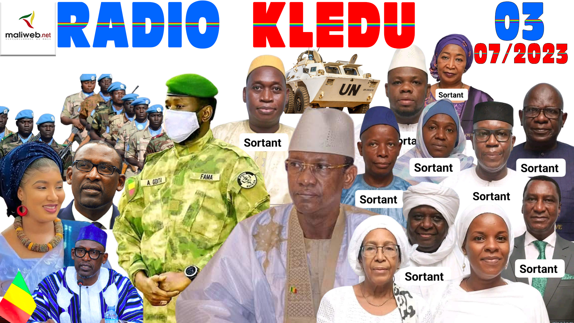 La Revue de Presse de la RADIO KLEDU du 03 JUILLET 2023