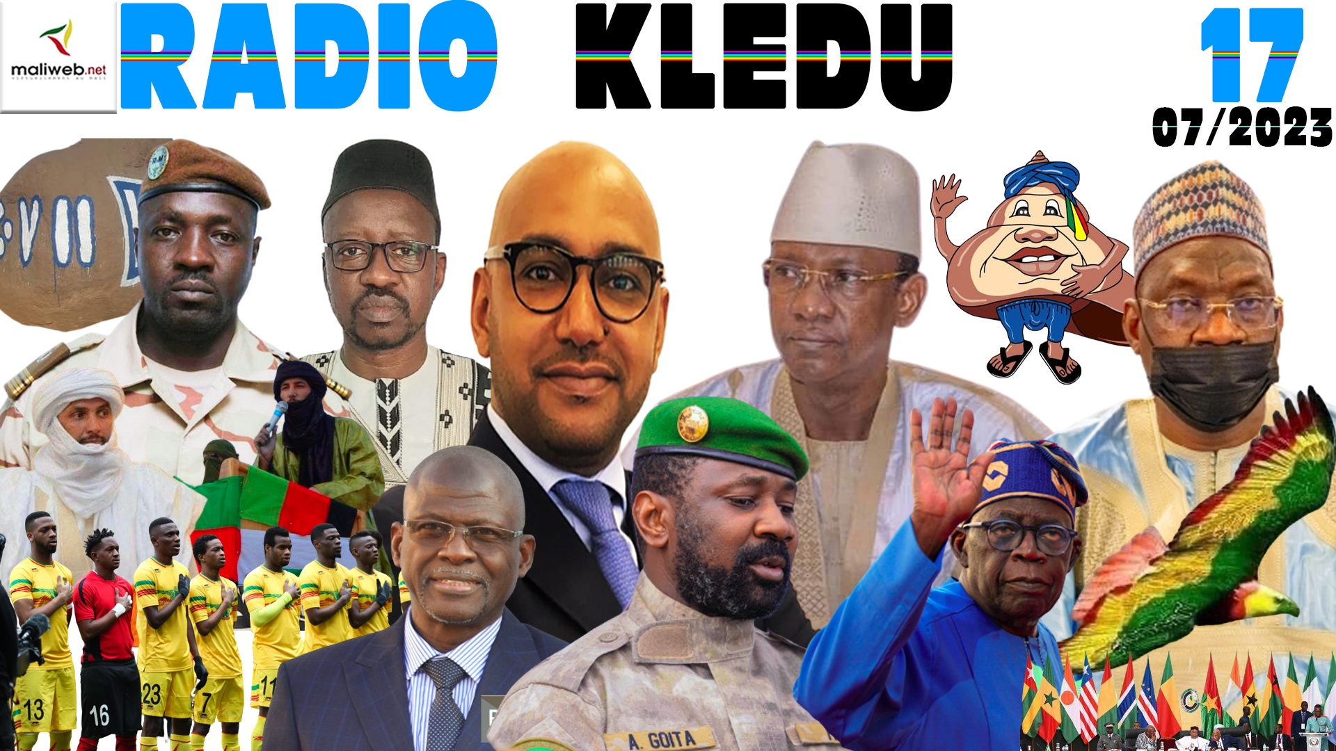 La Revue de Presse de la RADIO KLEDU du 17 JUILLET 2023