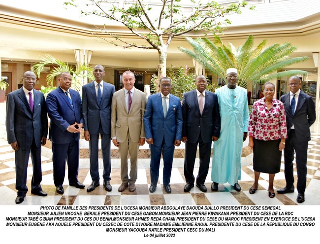 Réunion du bureau exécutif de l’UCESA à Dakar :  Les CES d’Afrique saluent l’engagement de M. Yacouba KATILE