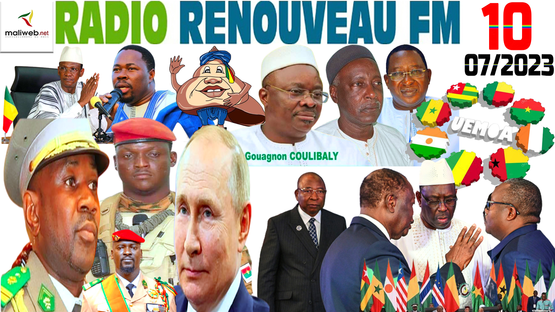 La Revue de Presse de la RADIO RENOUVEAU FM du 10 JUILLET 2023
