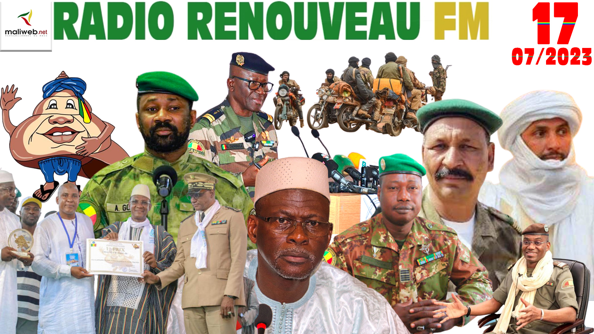 La Revue de Presse de la RADIO RENOUVEAU FM du 17 JUILLET 2023