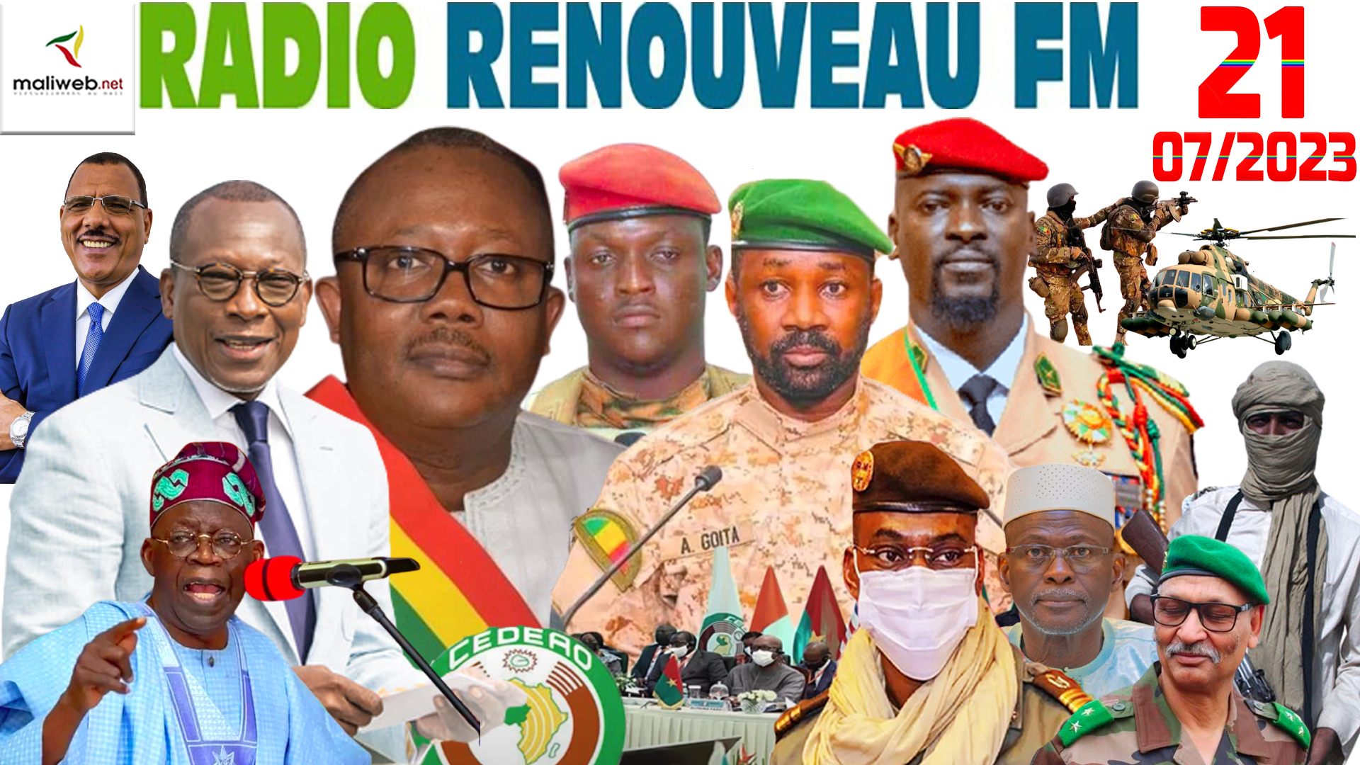 La Revue de Presse de la RADIO RENOUVEAU FM du 21 JUILLET 2023